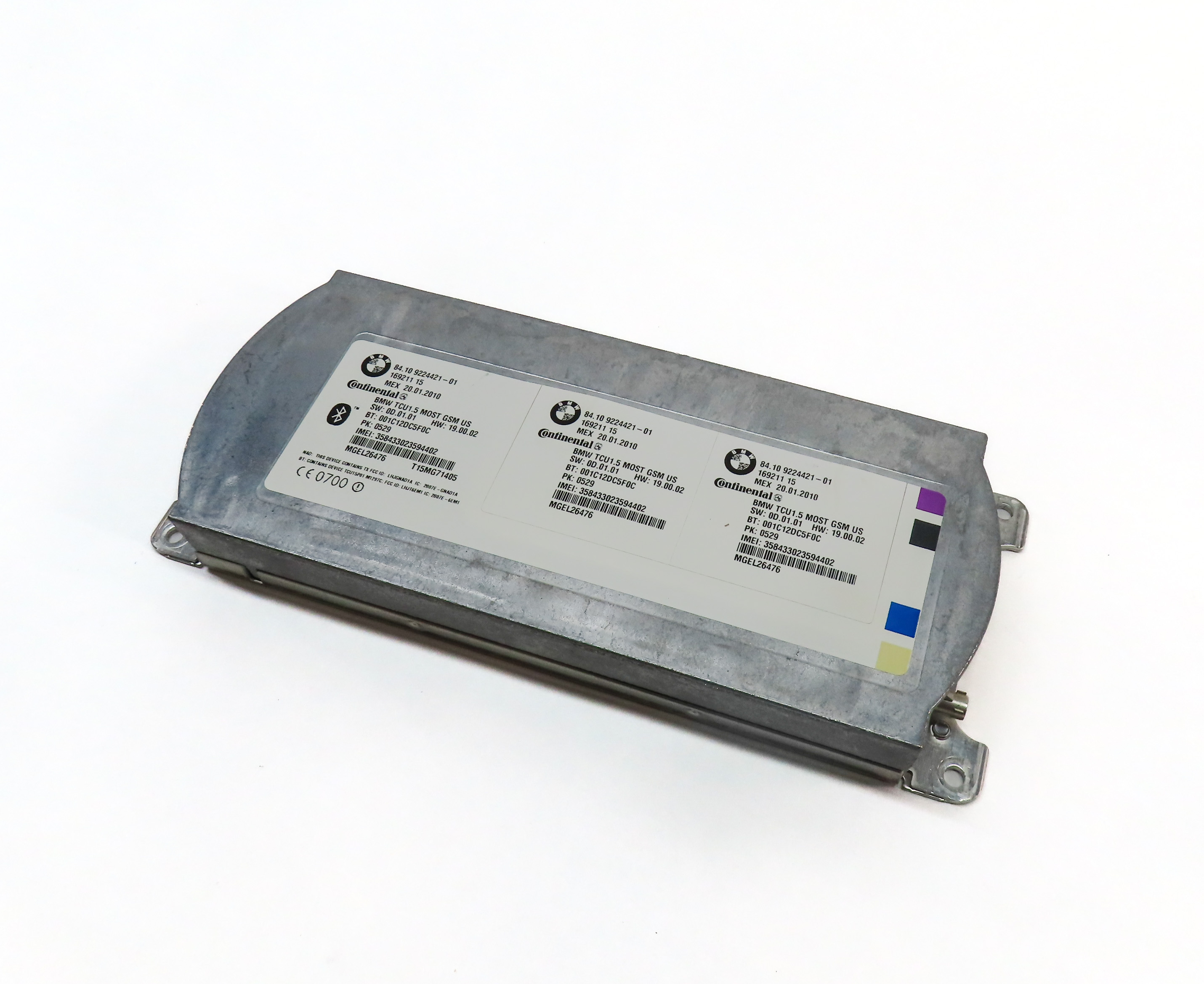08-16 BMW 535i 750i 760i X5 X6 Z4 (E60 F01 E70 E71 E89) BLUETOOTH COMBOX MODULE — exact item pictured